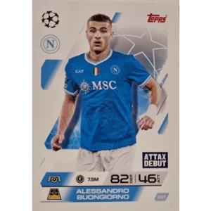 Topps Match Attax Champions League 2025/26 KARTE 247 ALESSANDRO BUONGIORNO
