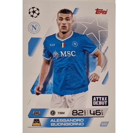 Topps Match Attax Champions League 2025/26 KARTE 247 ALESSANDRO BUONGIORNO