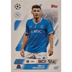 Topps Match Attax Champions League 2025/26 KARTE 248 BILLY GILMOUR