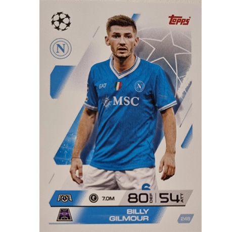 Topps Match Attax Champions League 2025/26 KARTE 248 BILLY GILMOUR