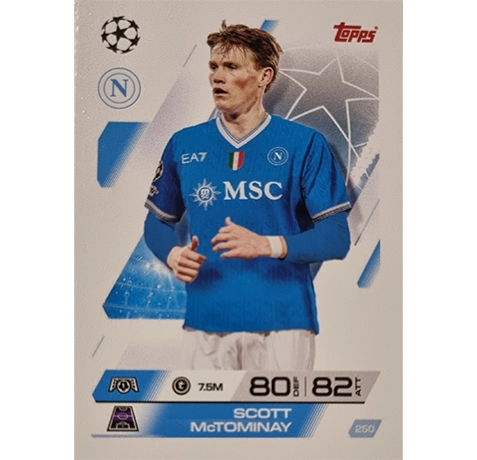 Topps Match Attax Champions League 2025/26 KARTE 250 SCOTT MCTOMINAY