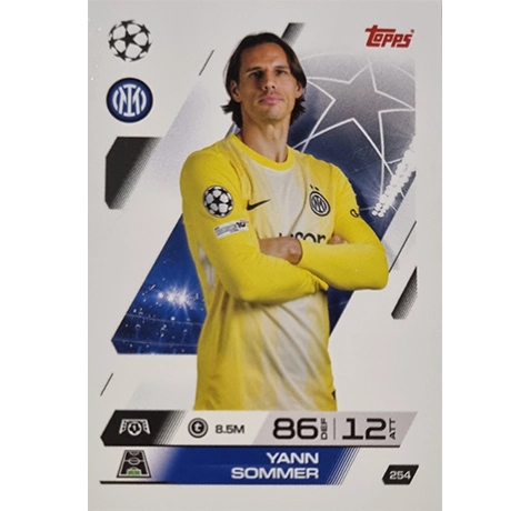 Topps Match Attax Champions League 2025/26 KARTE 254 YANN SOMMER