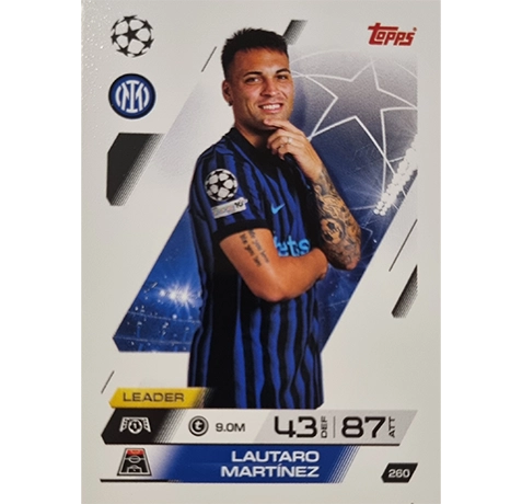 Topps Match Attax Champions League 2025/26 KARTE 260 LAUTARO MARTINEZ