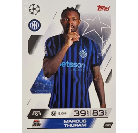 Topps Match Attax Champions League 2025/26 KARTE 261 MARCUS THURAM