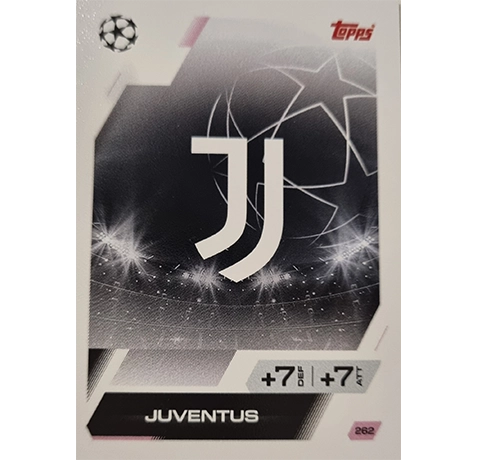 Topps Match Attax Champions League 2025/26 KARTE 262 JUVENTUS