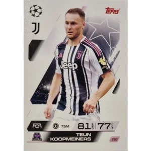 Topps Match Attax Champions League 2025/26 KARTE 267 TEUN KOOPMEINERS
