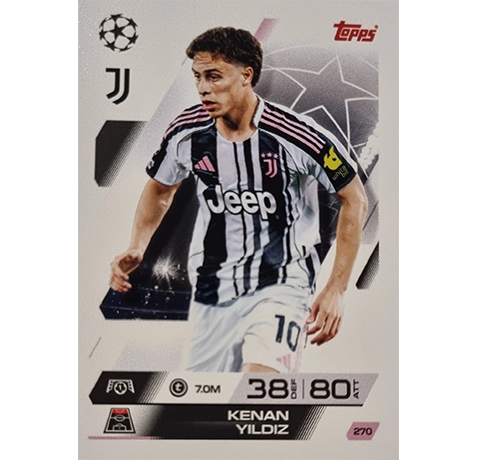 Topps Match Attax Champions League 2025/26 KARTE 270 KENAN YILDIZ