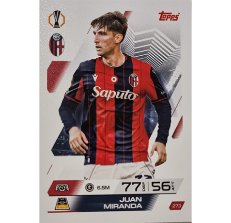 Topps Match Attax Champions League 2025/26 KARTE 273 JUAN MIRANDA