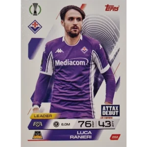Topps Match Attax Champions League 2025/26 KARTE 282 LUCA RANIERI