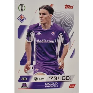 Topps Match Attax Champions League 2025/26 KARTE 286 NICOLO FAGIOLI