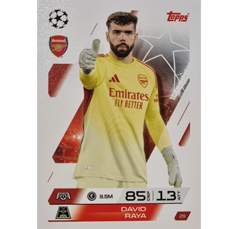 Topps Match Attax Champions League 2025/26 Karte 029 DAVID RAYA