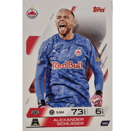 Topps Match Attax Champions League 2025/26 KARTE 290 ALEXANDER SCHLAGER