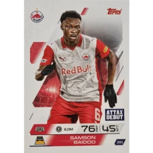 Topps Match Attax Champions League 2025/26 KARTE 291 SAMSON BAIDOO