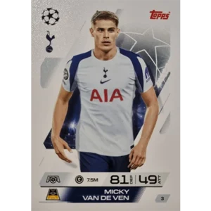 Topps Match Attax Champions League 2025/26 Karte 003 MICKY VAN DE VEN