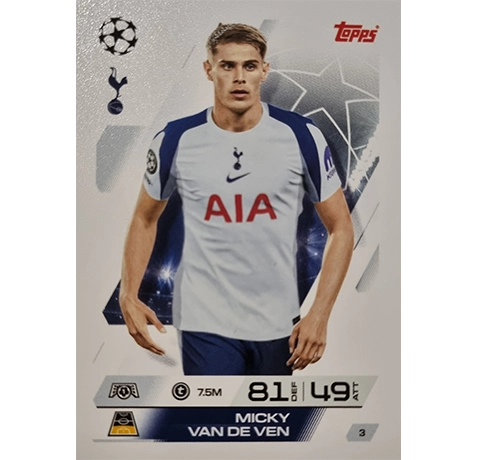 Topps Match Attax Champions League 2025/26 Karte 003 MICKY VAN DE VEN