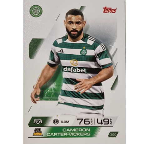 Topps Match Attax Champions League 2025/26 KARTE 300 CAMERON CARTER VICKERS