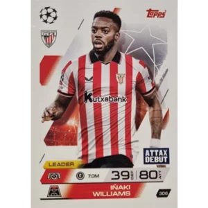 Topps Match Attax Champions League 2025/26 KARTE 306 INAKI WILLIAMS