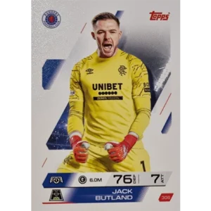 Topps Match Attax Champions League 2025/26 KARTE 308 JACK BUTLAND