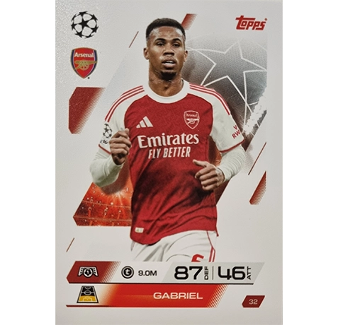 Topps Match Attax Champions League 2025/26 KARTE 032 GABRIEL