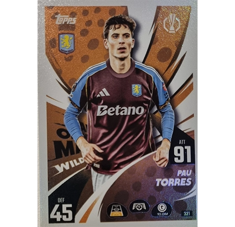 Topps Match Attax Champions League 2025/26 KARTE 321 PAU TORRES