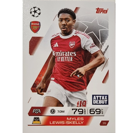 Topps Match Attax Champions League 2025/26 Karte 035 MYLES LEWIS SKELLY