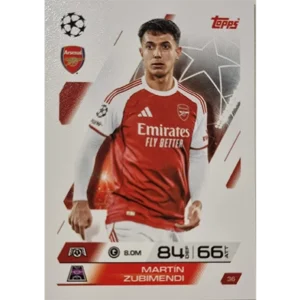 Topps Match Attax Champions League 2025/26 KARTE 036 MARTIN ZUBIMENDI