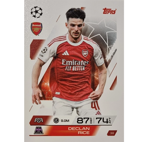 Topps Match Attax Champions League 2025/26 KARTE 038 DECLAN RICE