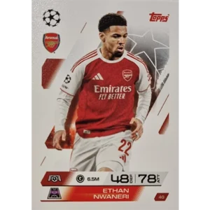 Topps Match Attax Champions League 2025/26 KARTE 040 ETHAN NWANERI