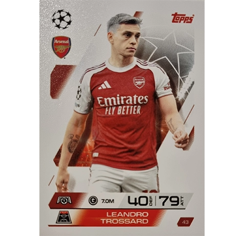 Topps Match Attax Champions League 2025/26 Karte 043 LEANDRO TROSSARD