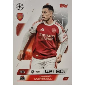 Topps Match Attax Champions League 2025/26 KARTE 044 GABRIEL MARTINELLI