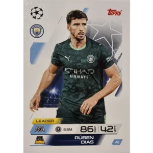 Topps Match Attax Champions League 2025/26 KARTE 048 RUBEN DIAS
