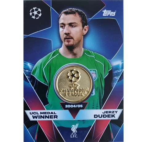 Topps Match Attax Champions League 2025/26 UCL Medal Winner Relic UCLW-JD Jerzy Dudek