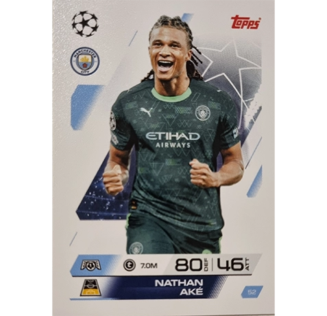 Topps Match Attax Champions League 2025/26 KARTE 052 NATHAN AKE
