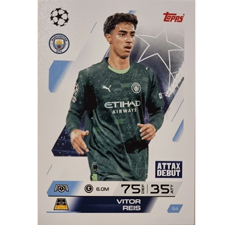 Topps Match Attax Champions League 2025/26 KARTE 054 VITOR REIS