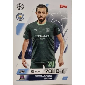 Topps Match Attax Champions League 2025/26 Karte 055 BERNANDO SILVA