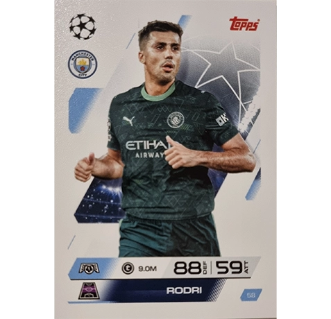 Topps Match Attax Champions League 2025/26 KARTE 058 RODRI