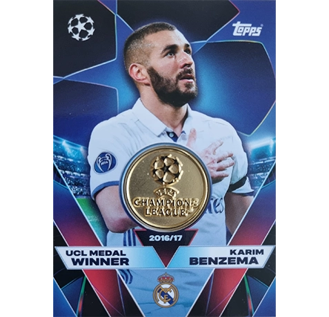Topps Match Attax Champions League 2025/26 UCL Medal Winner Relic UCLW-KB Karim Benzema