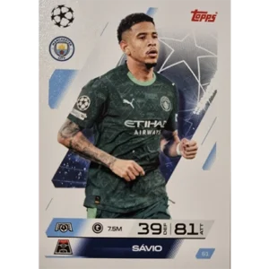 Topps Match Attax Champions League 2025/26 Karte 061 SAVIO