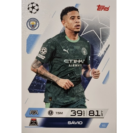 Topps Match Attax Champions League 2025/26 Karte 061 SAVIO
