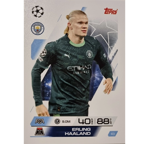 Topps Match Attax Champions League 2025/26 Karte 063 ERLING HAALAND