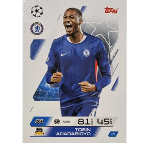 Topps Match Attax Champions League 2025/26 Karte 067 TOSIN ADARABIOYO