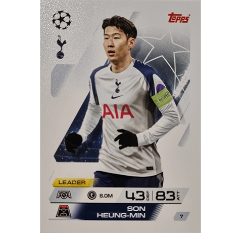 Topps Match Attax Champions League 2025/26 Karte 007 SON HEUNG MIN