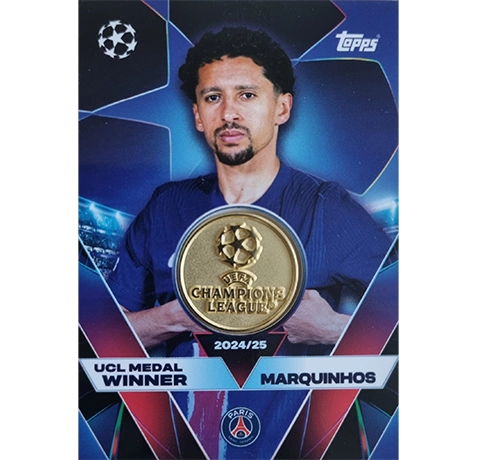 Topps Match Attax Champions League 2025/26 UCL Medal Winner Relic UCLW-MQ Marquinhos