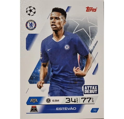 Topps Match Attax Champions League 2025/26 KARTE 070 ESTEVAO