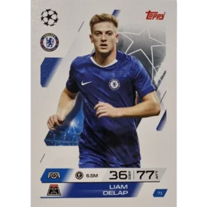 Topps Match Attax Champions League 2025/26 Karte 071 LIAM DELAP