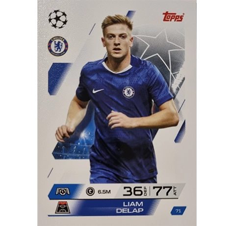 Topps Match Attax Champions League 2025/26 Karte 071 LIAM DELAP