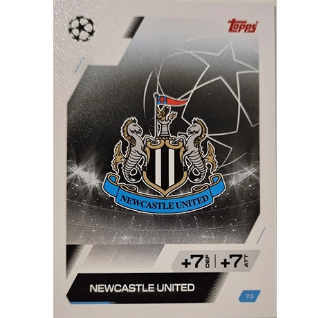 Topps Match Attax Champions League 2025/26 Karte 073 NEWCASTLE UNITED
