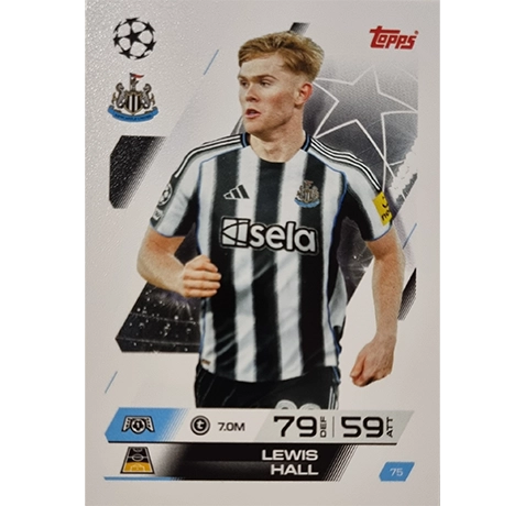 Topps Match Attax Champions League 2025/26 Karte 075 LEWIS HALL