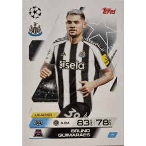 Topps Match Attax Champions League 2025/26 Karte 077 BRUNO GUIMARAES