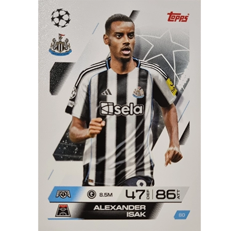 Topps Match Attax Champions League 2025/26 KARTE 080 ALEXANDER ISAK
